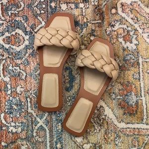 Braided sandals
